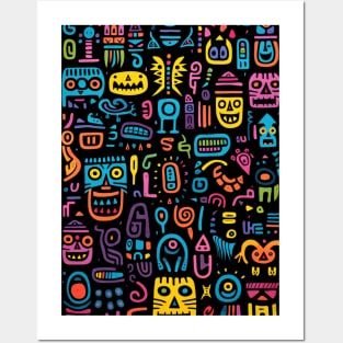 Mexican Funny Pattern Posters and Art